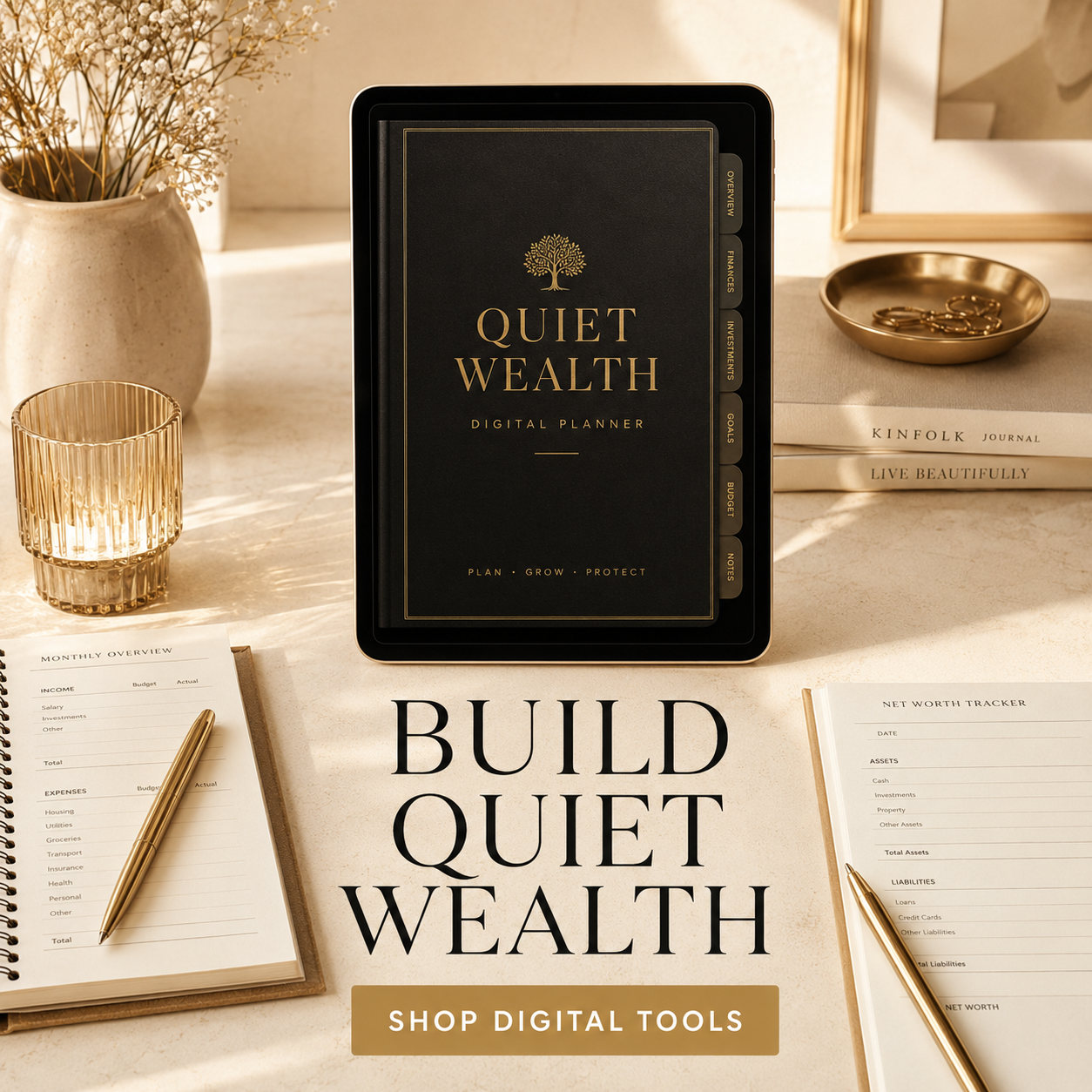 Build Quiet Wealth - shop digital tools
