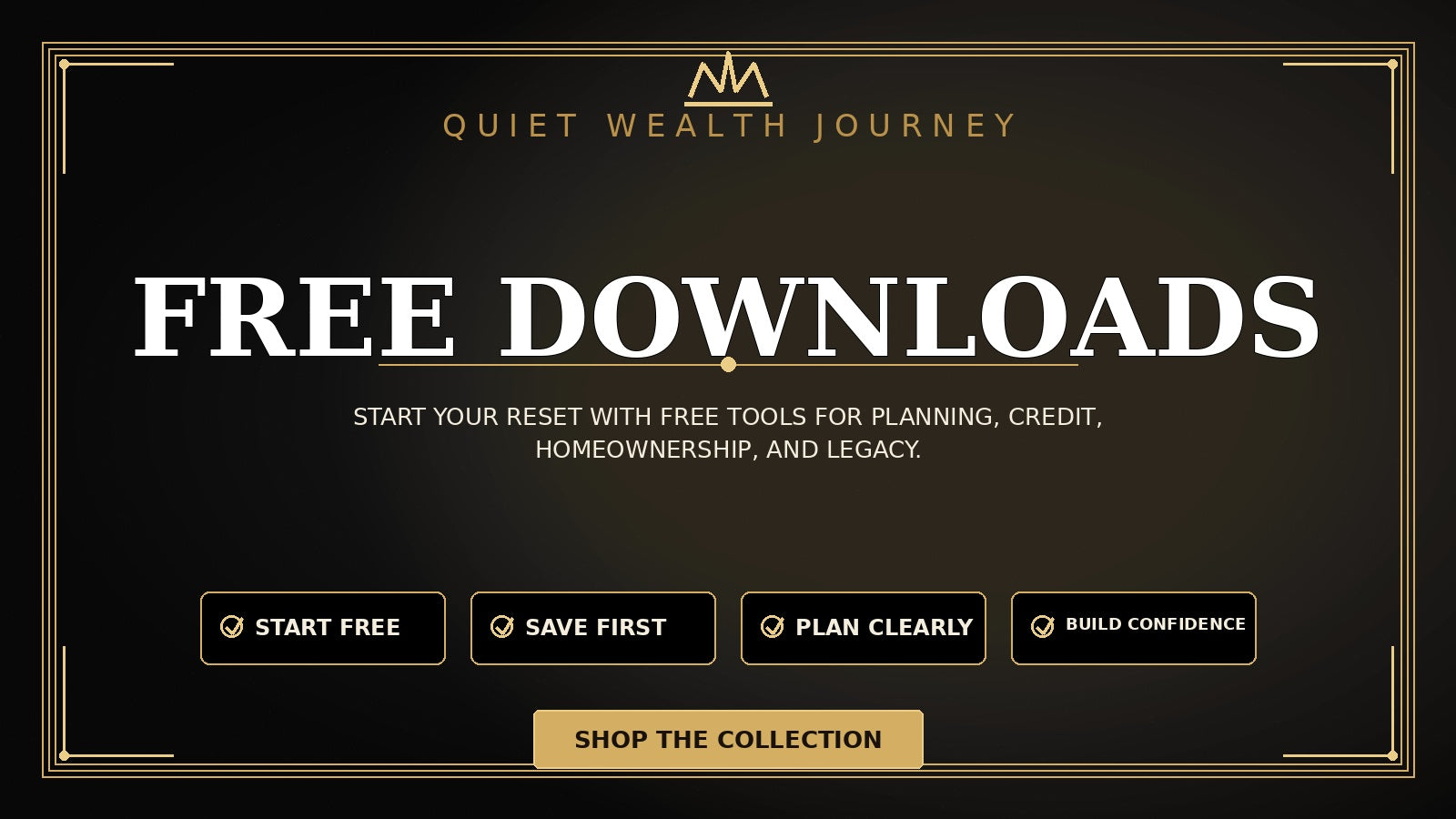 Premium collection banner