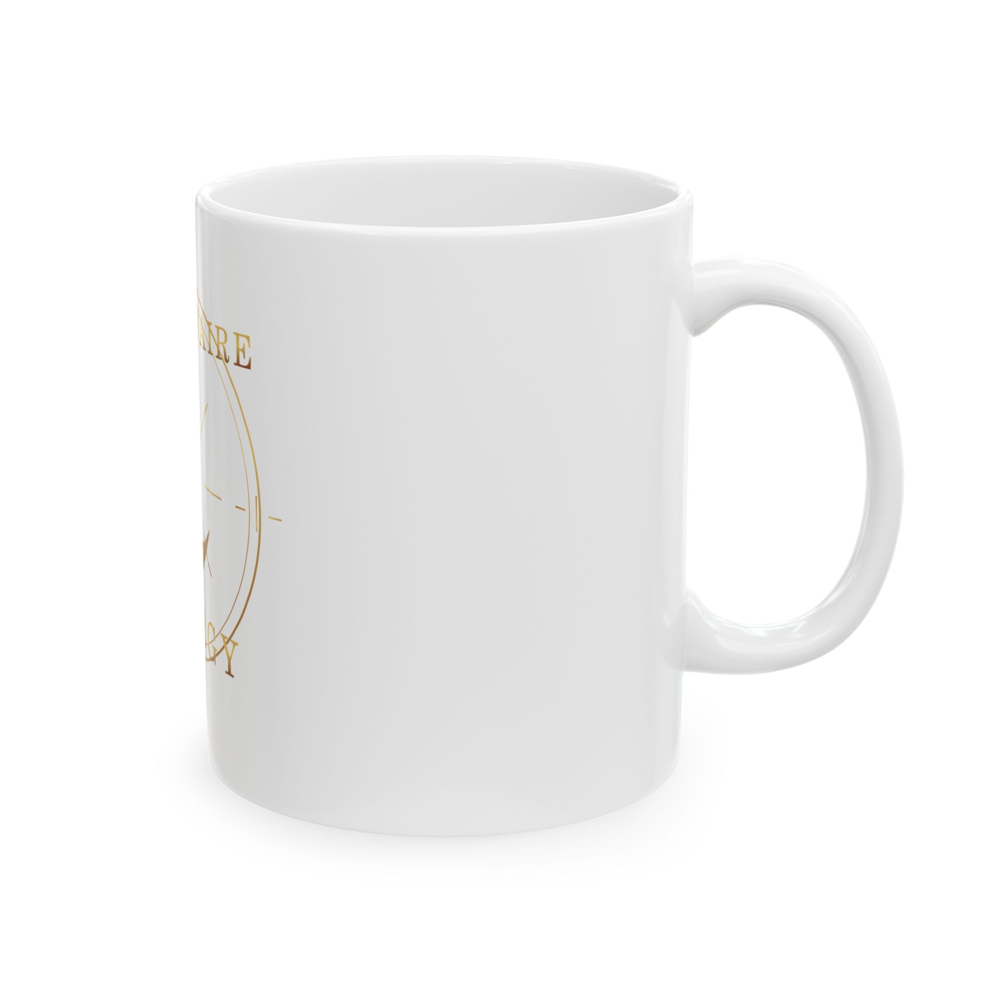 Billionaire Energy Gold Affirmation Mug — additional product view by Quiet Wealth Journey