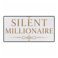 Silent Millionaire Gold Statement Desk Mat — featured product view by Quiet Wealth Journey