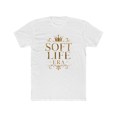 Graphic Tee – Soft Life Era | Gold Affirmation Print