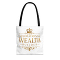 Generational Wealth Builder Gold Statement Tote — featured product view by Quiet Wealth Journey