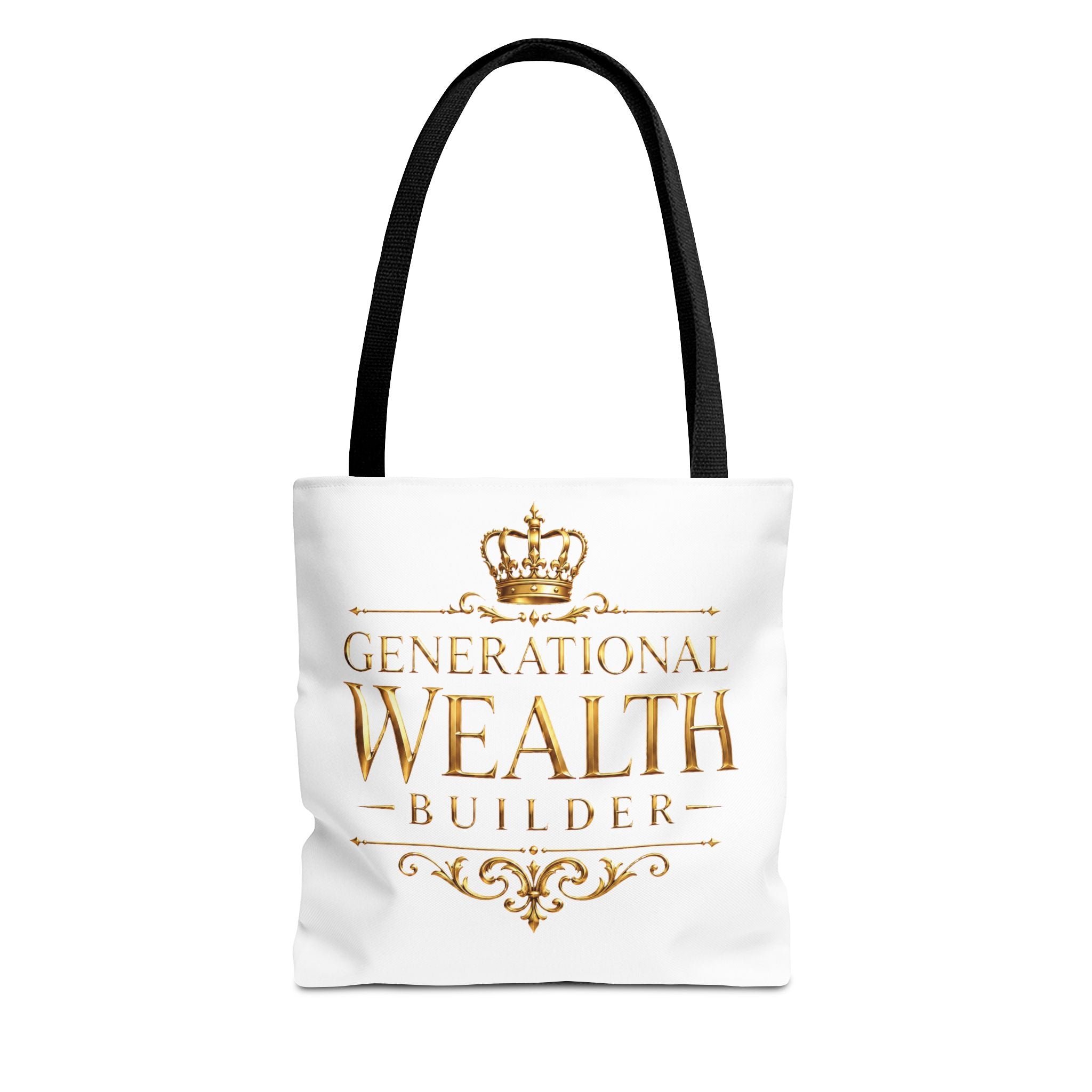 Generational Wealth Builder Gold Statement Tote — featured product view by Quiet Wealth Journey