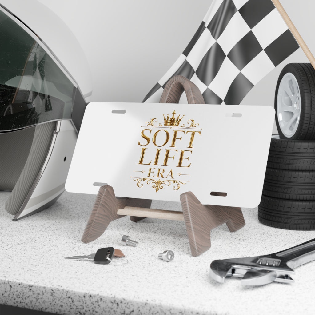 Soft Life Era Gold Vanity Plate — additional product view by Quiet Wealth Journey