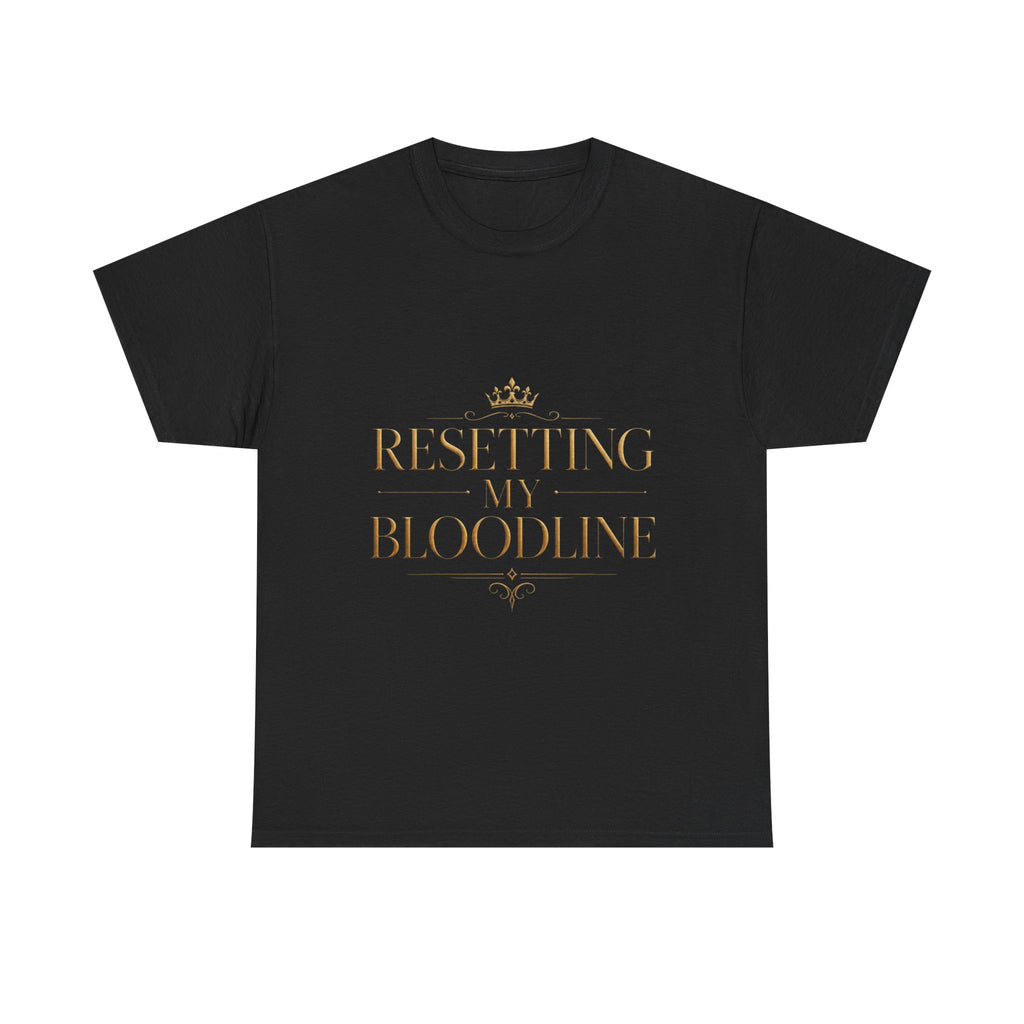 Resetting My Bloodline Heavy Cotton Tee — featured product view by Quiet Wealth Journey