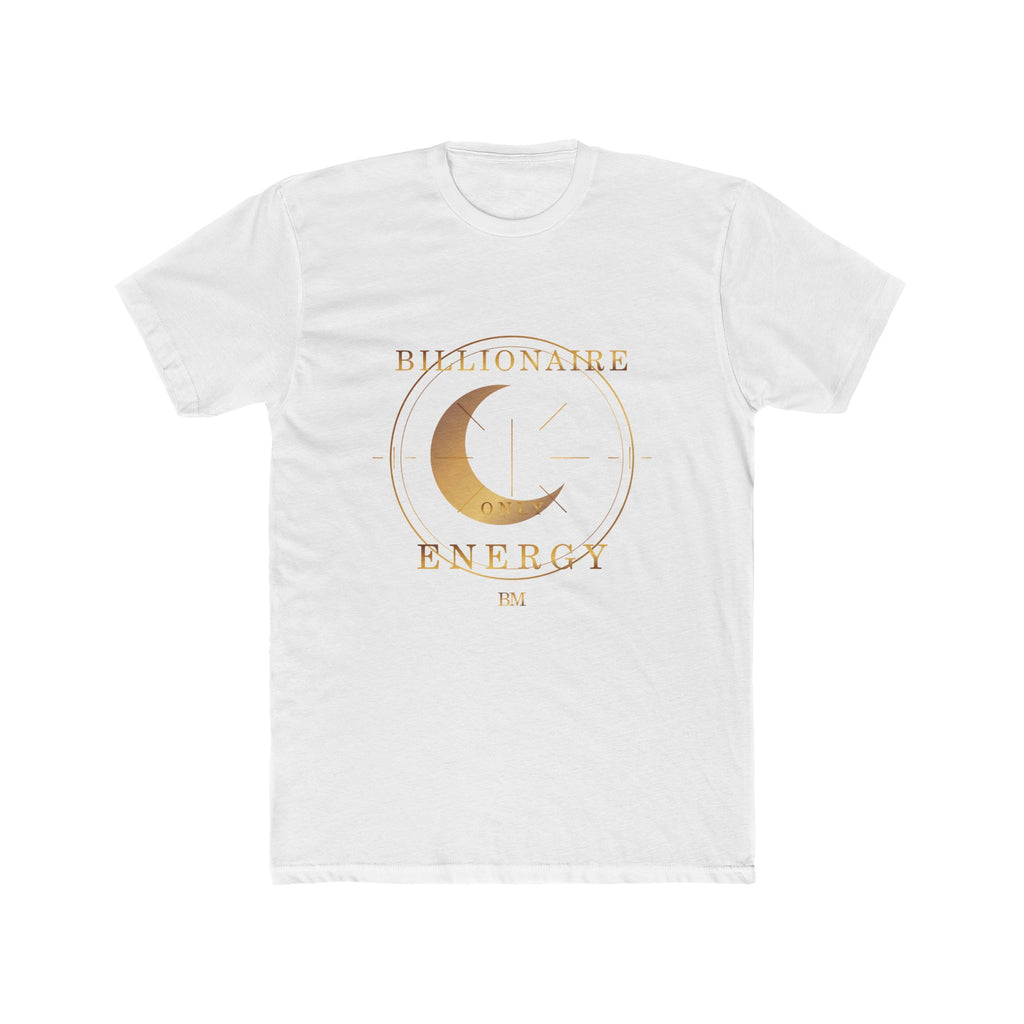Billionaire Energy Gold Monogram Tee — featured product view by Quiet Wealth Journey