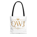 QWJ Gold Monogram Statement Tote — featured product view by Quiet Wealth Journey