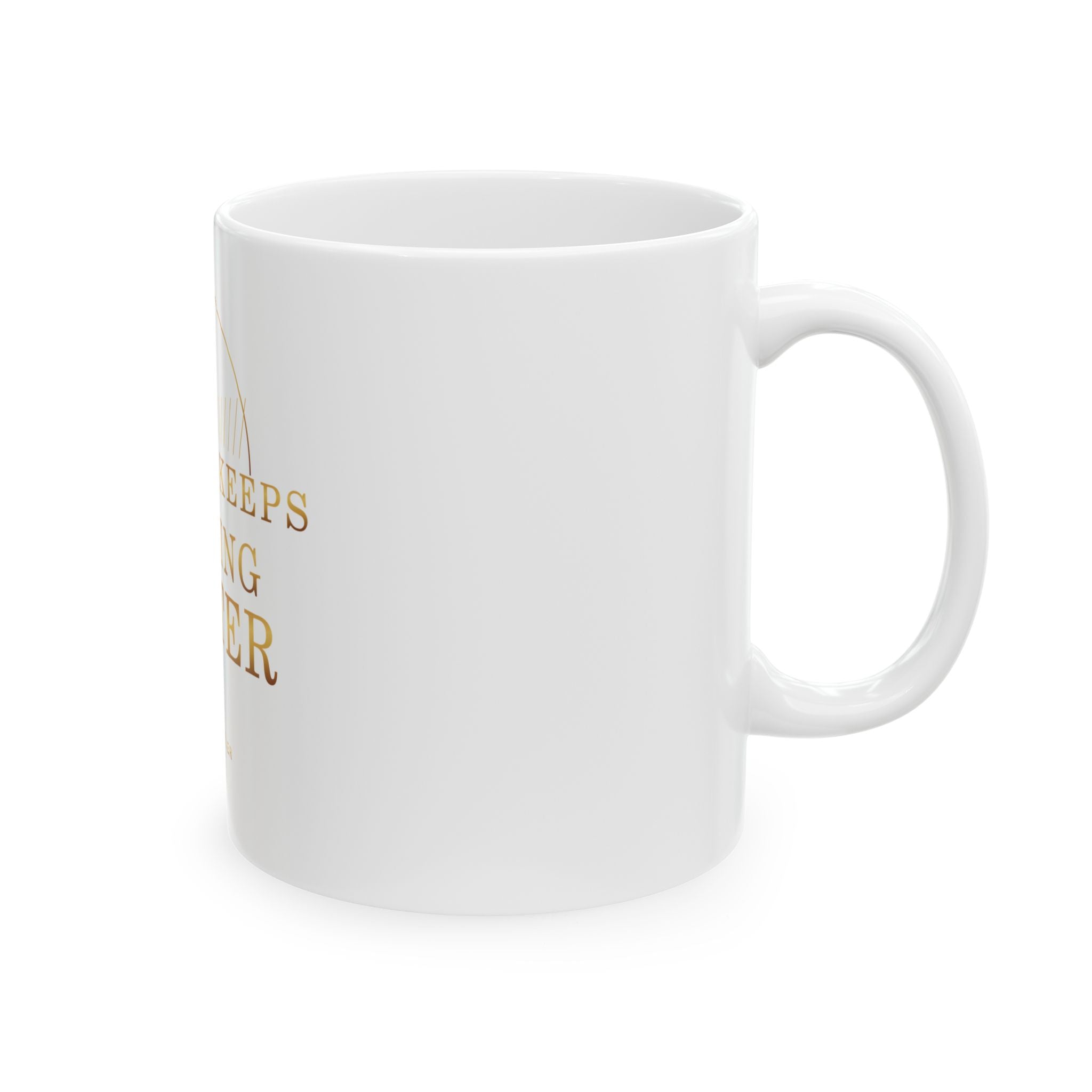 My Life Keeps Getting Better Affirmation Mug — additional product view by Quiet Wealth Journey