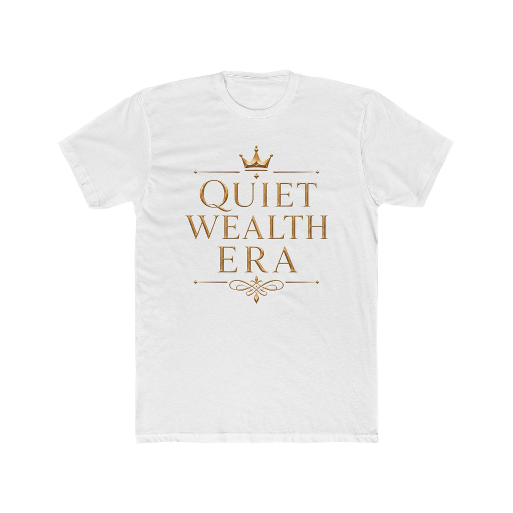 Quiet Wealth Era Gold Statement Tee — featured product view by Quiet Wealth Journey