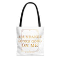 Abundance Looks Good on Me Gold Statement Tote – Alternate — featured product view by Quiet Wealth Journey