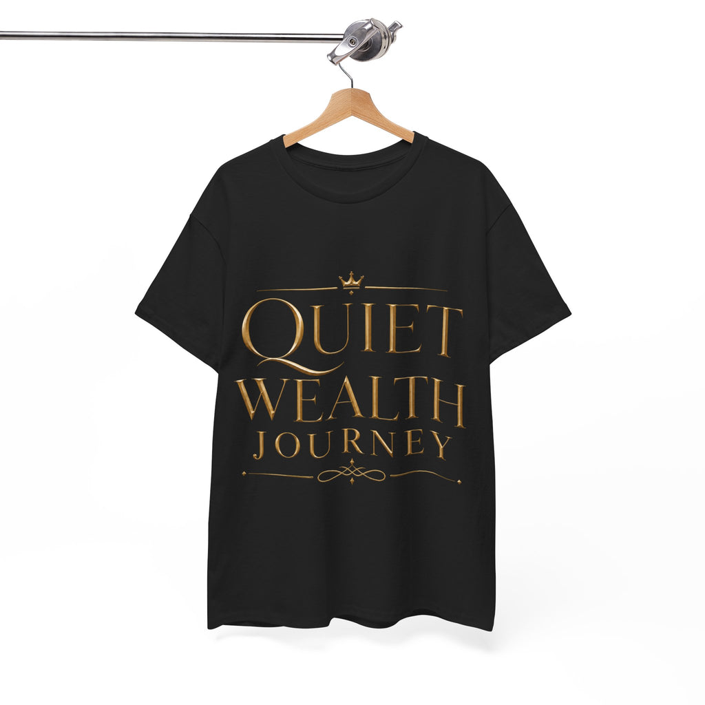Quiet Wealth Journey Signature Heavy Cotton Tee — featured product view by Quiet Wealth Journey