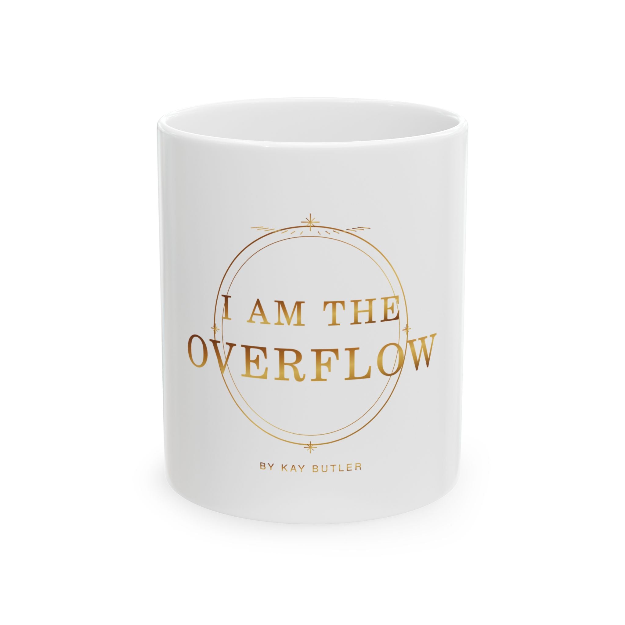I Am the Overflow Affirmation Mug — featured product view by Quiet Wealth Journey