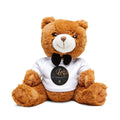 Quiet Wealth Journey Logo Teddy Bear – Dark — featured product view by Quiet Wealth Journey