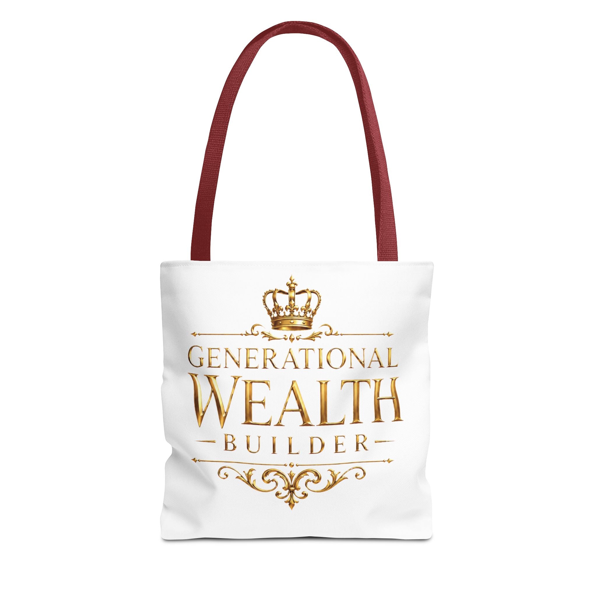 Generational Wealth Builder Gold Statement Tote — alternate product view by Quiet Wealth Journey