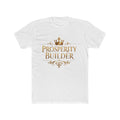 Prosperity Builder Gold Statement Tee — featured product view by Quiet Wealth Journey