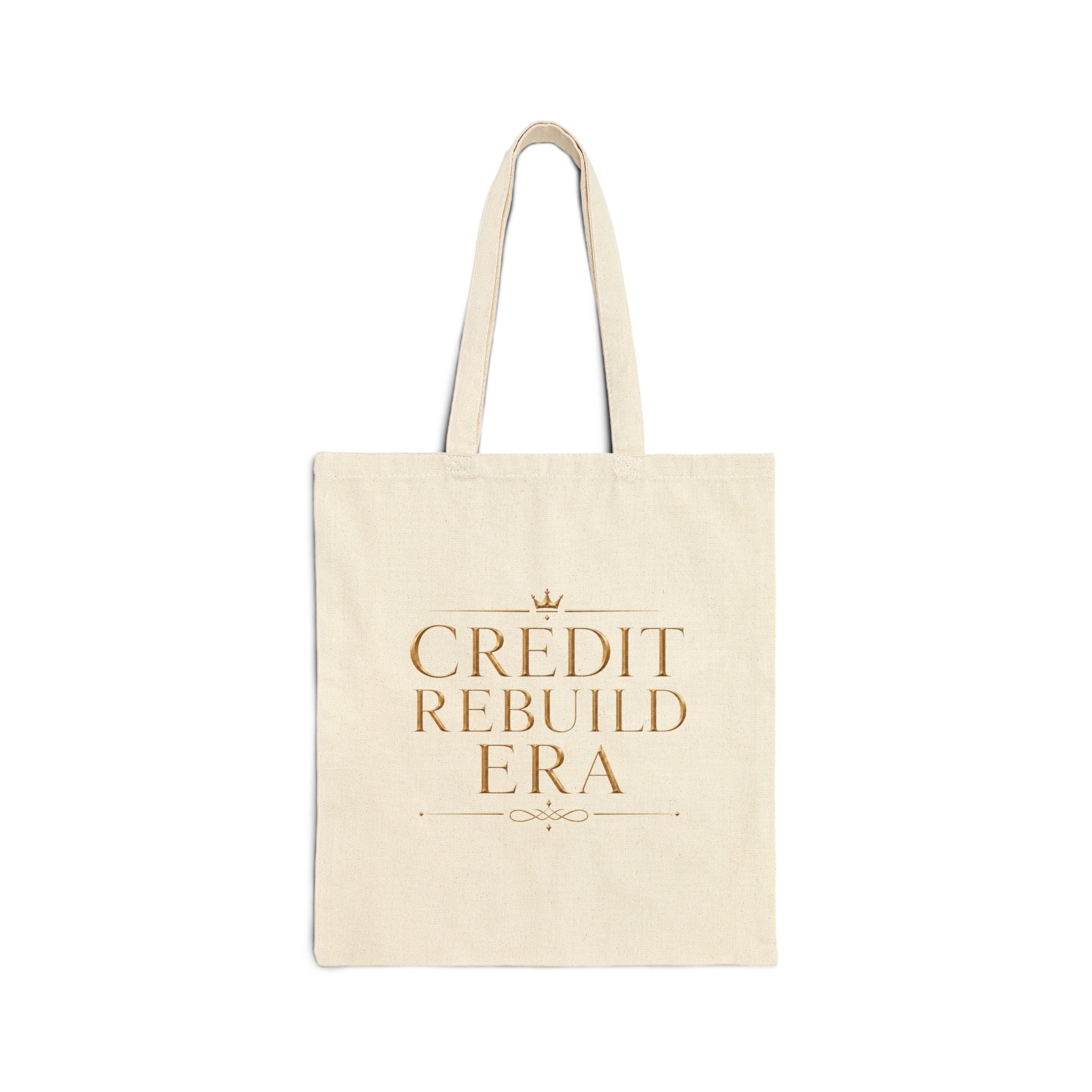 Credit Rebuild Era | Quiet Wealth Journey Canvas Tote Bag