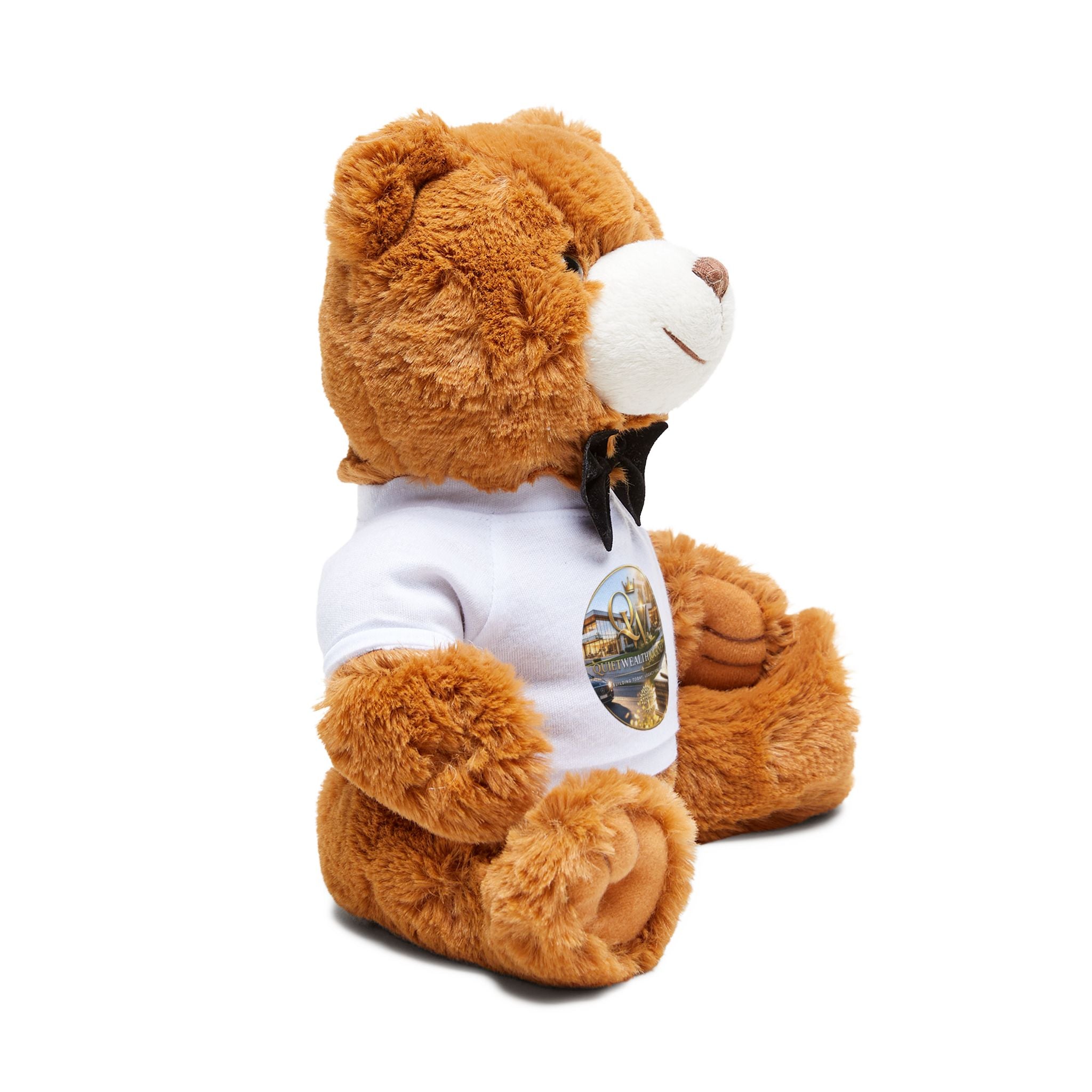 Quiet Wealth Journey Lifestyle Teddy Bear – Light — alternate product view by Quiet Wealth Journey