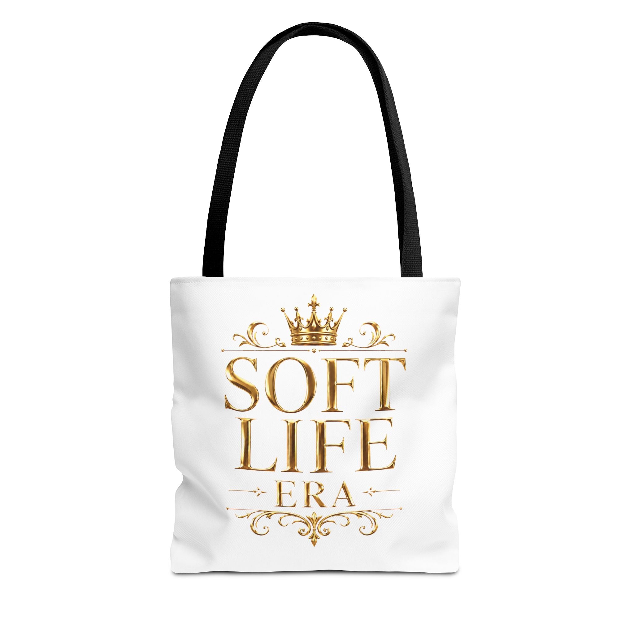 Soft Life Era Gold Statement Tote — featured product view by Quiet Wealth Journey