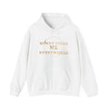 Money Finds Me Everywhere Gold Affirmation Hoodie — featured product view by Quiet Wealth Journey