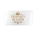 Prosperity Builder Gold Vanity Plate — featured product view by Quiet Wealth Journey