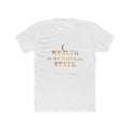 Wealth Is My Natural State Affirmation Tee — featured product view by Quiet Wealth Journey