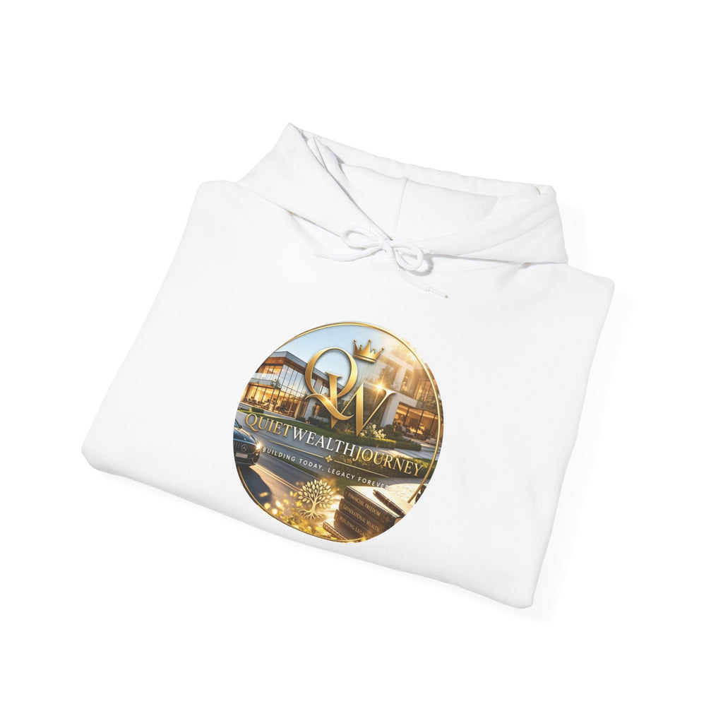 Quiet Wealth Journey Lifestyle Logo Hoodie — additional product view by Quiet Wealth Journey