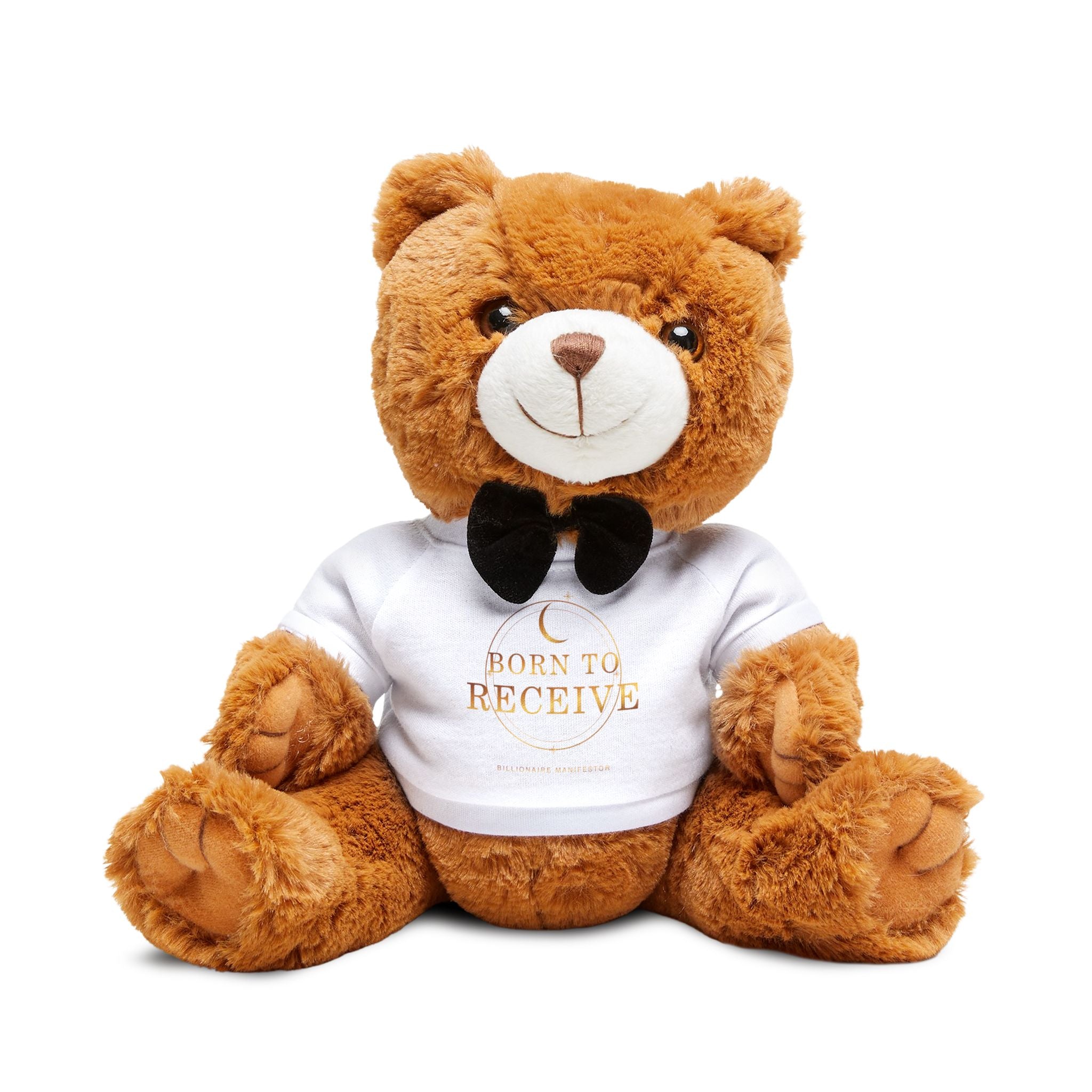 Born to Receive Affirmation Teddy Bear — featured product view by Quiet Wealth Journey