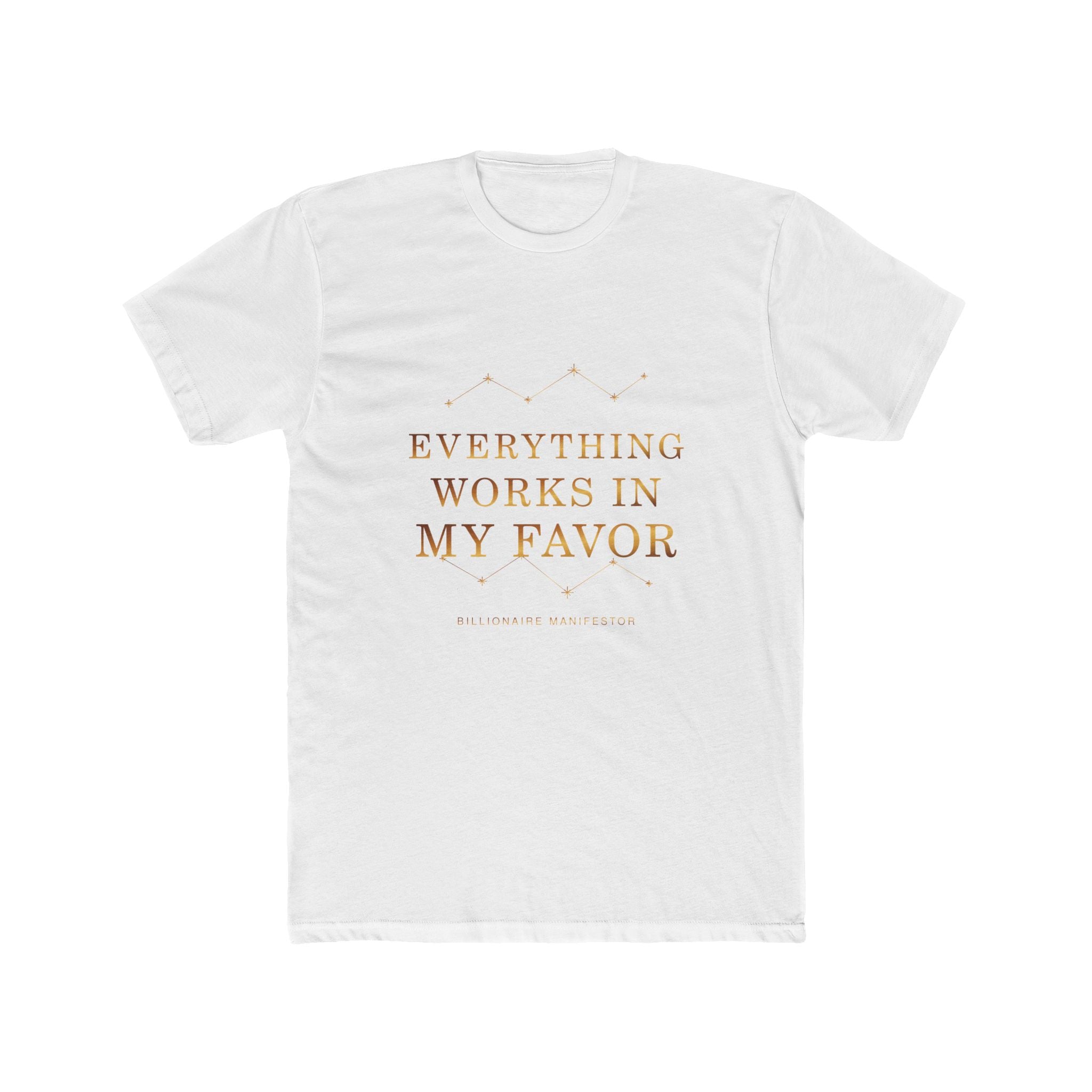 Everything Works in My Favor Affirmation Tee — featured product view by Quiet Wealth Journey