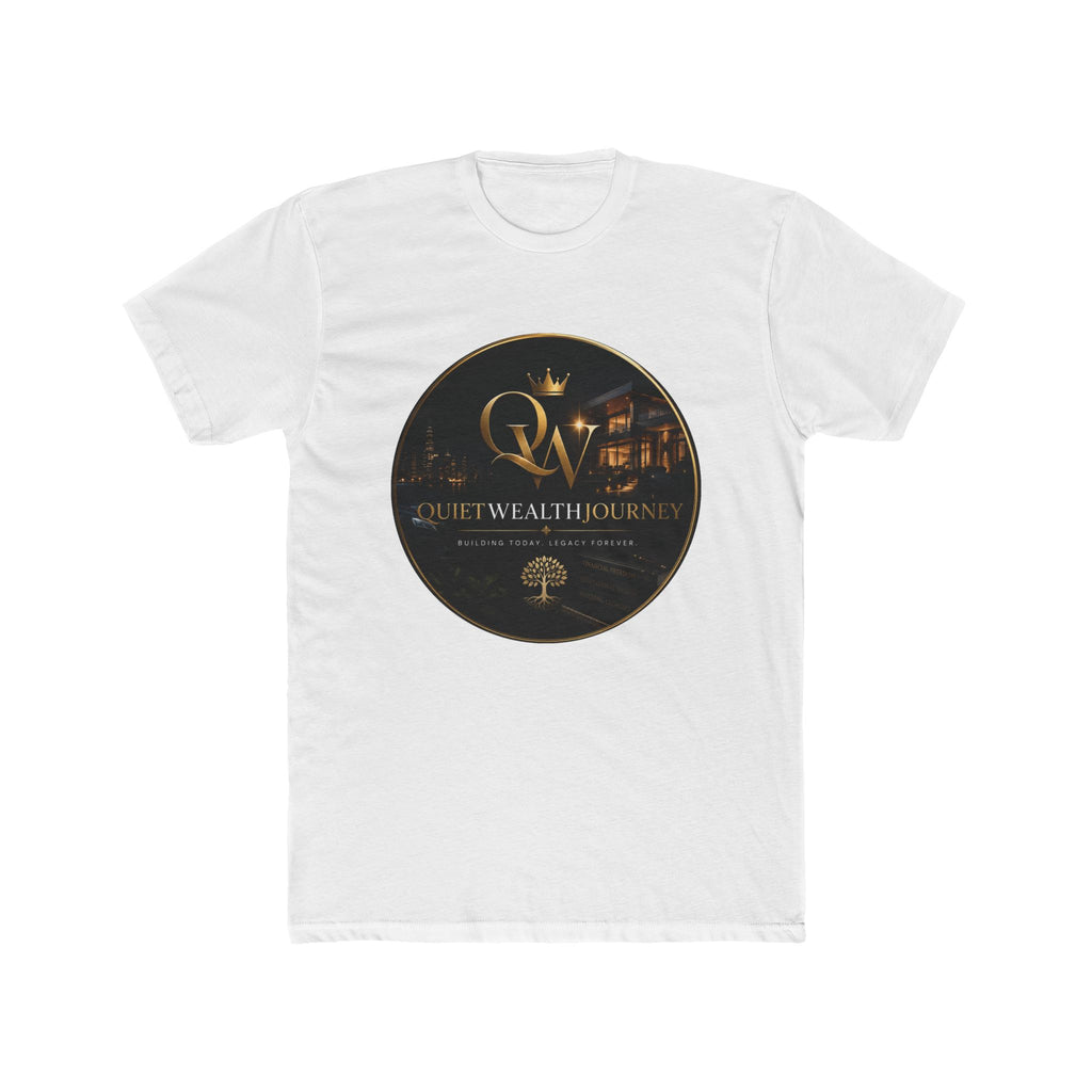 Quiet Wealth Journey Black & Gold Legacy Tee — featured product view by Quiet Wealth Journey