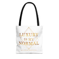 Luxury Is My Normal Gold Statement Tote — featured product view by Quiet Wealth Journey