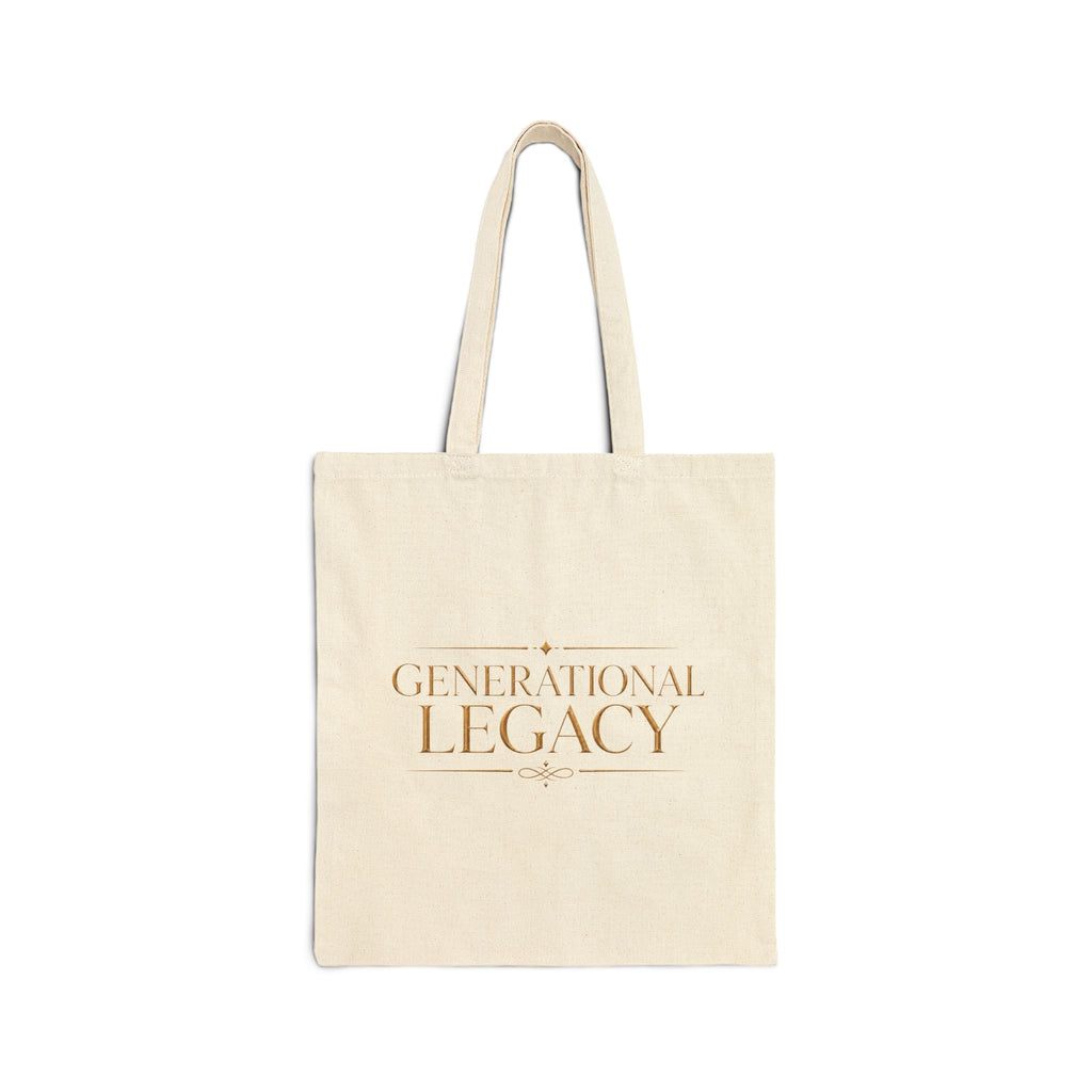 Generational Legacy | Quiet Wealth Journey Canvas Tote Bag