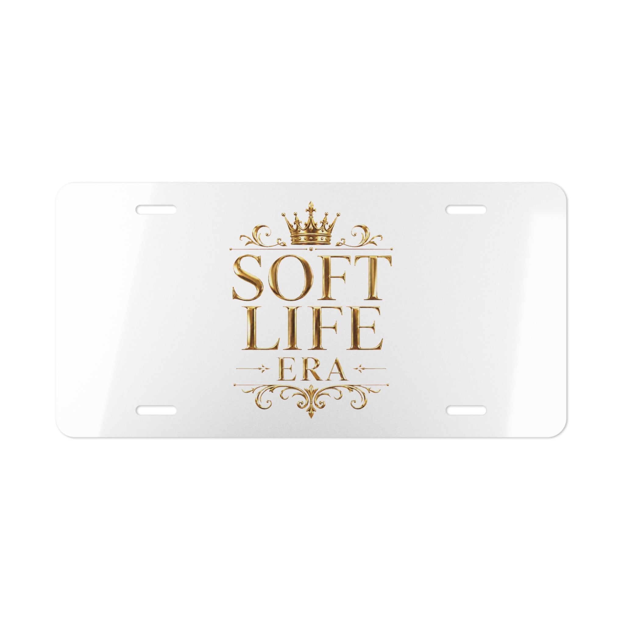 Soft Life Era Gold Vanity Plate — featured product view by Quiet Wealth Journey