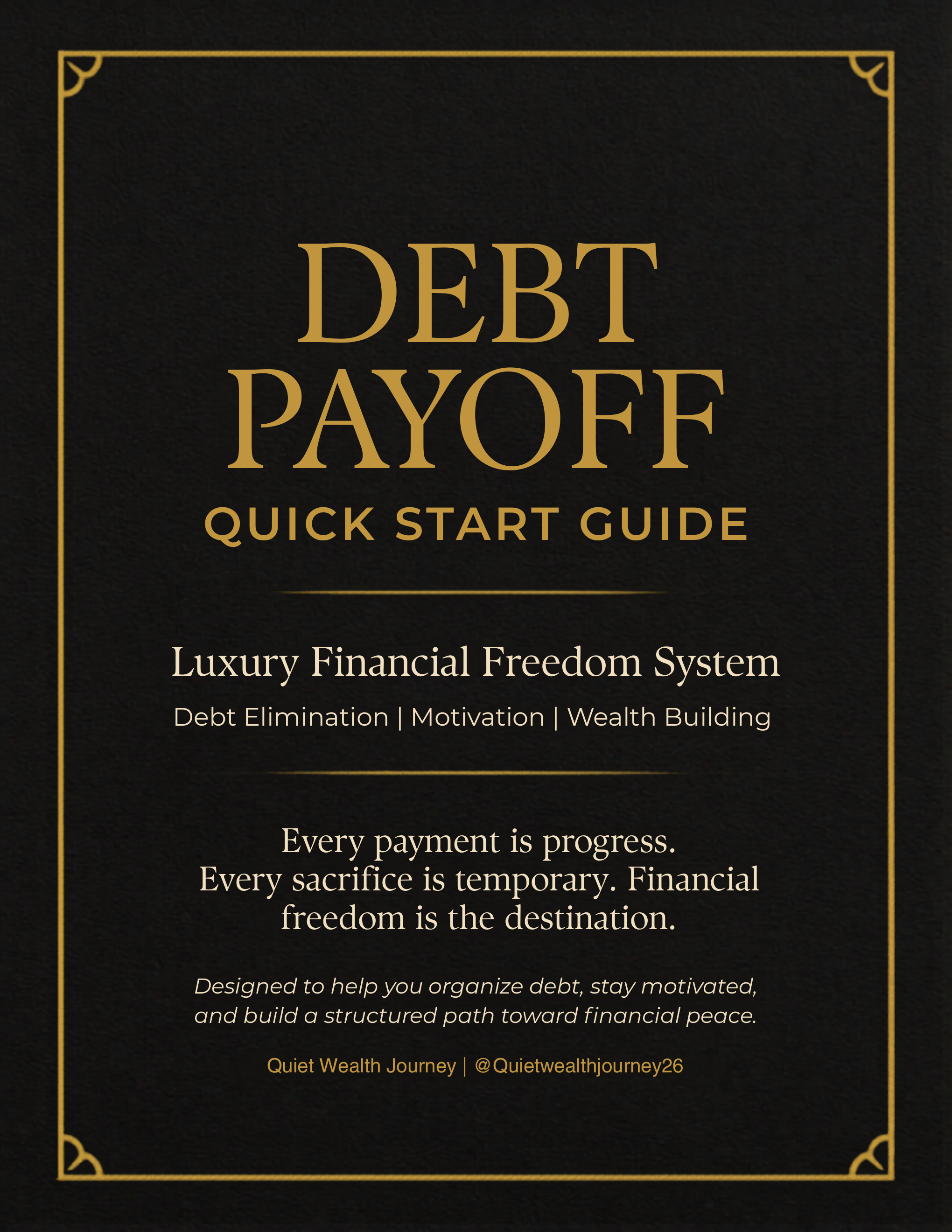 Debt Payoff Quick Start Guide exact ebook cover