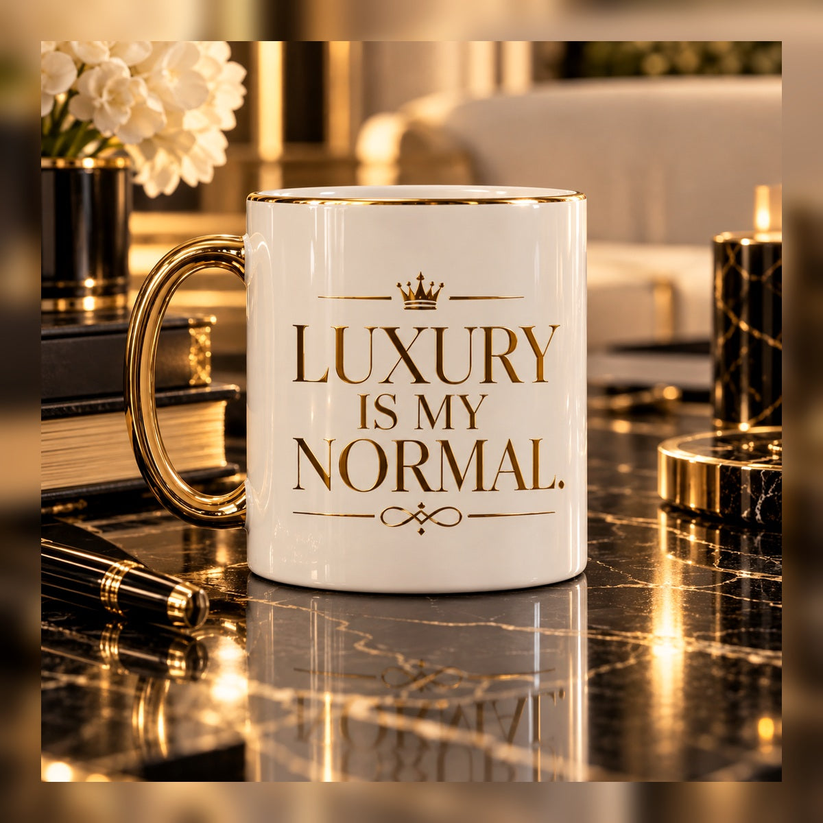Luxury Is My Normal mug — premium luxury lifestyle