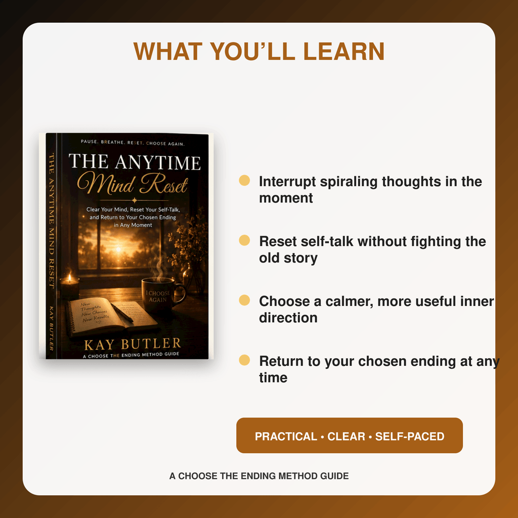 The Anytime Mind Reset by Kay Butler - what you will learn
