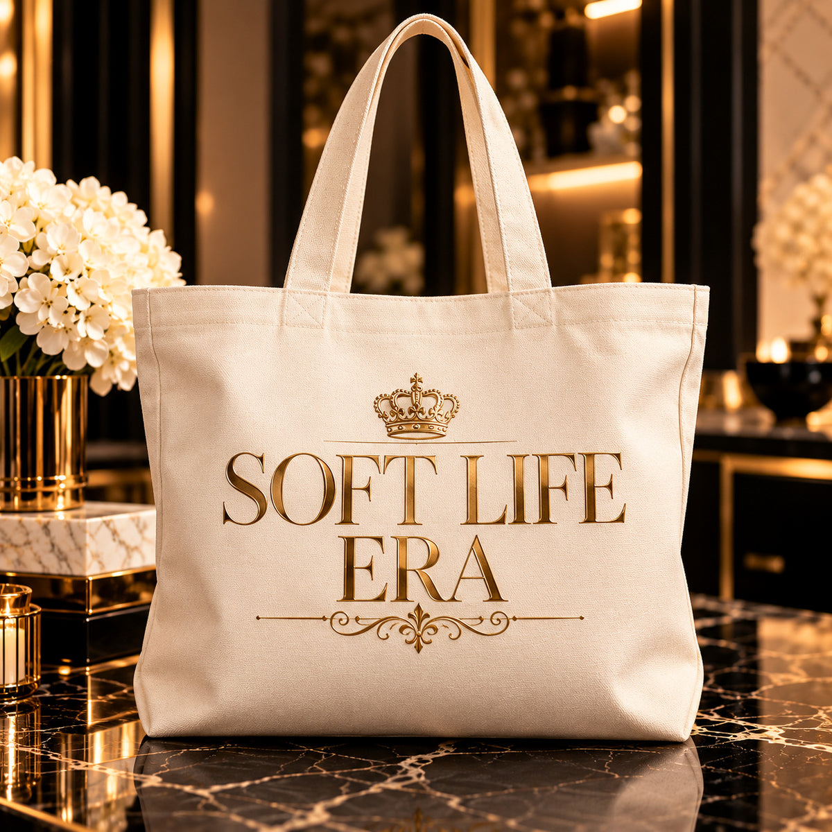 SOFT LIFE ERA tote — premium luxury hero