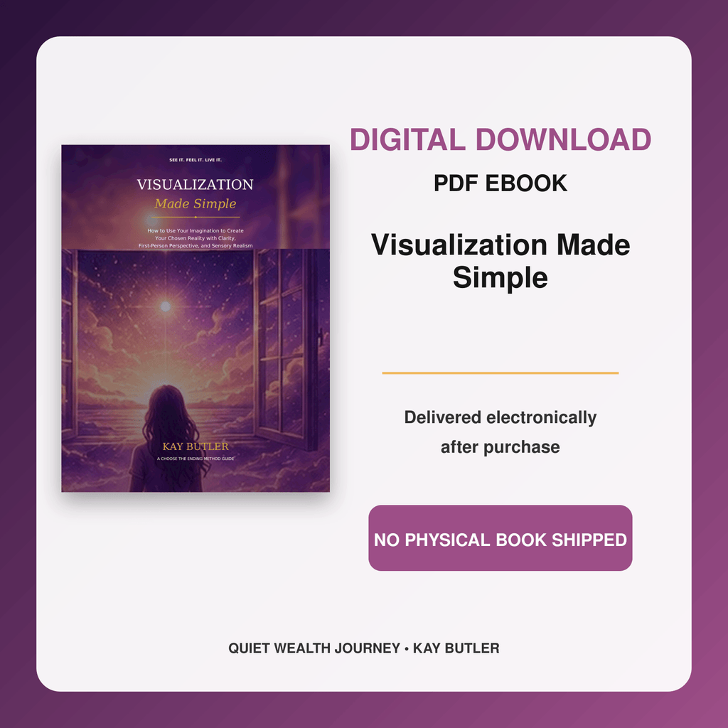 Visualization Made Simple by Kay Butler - digital download notice
