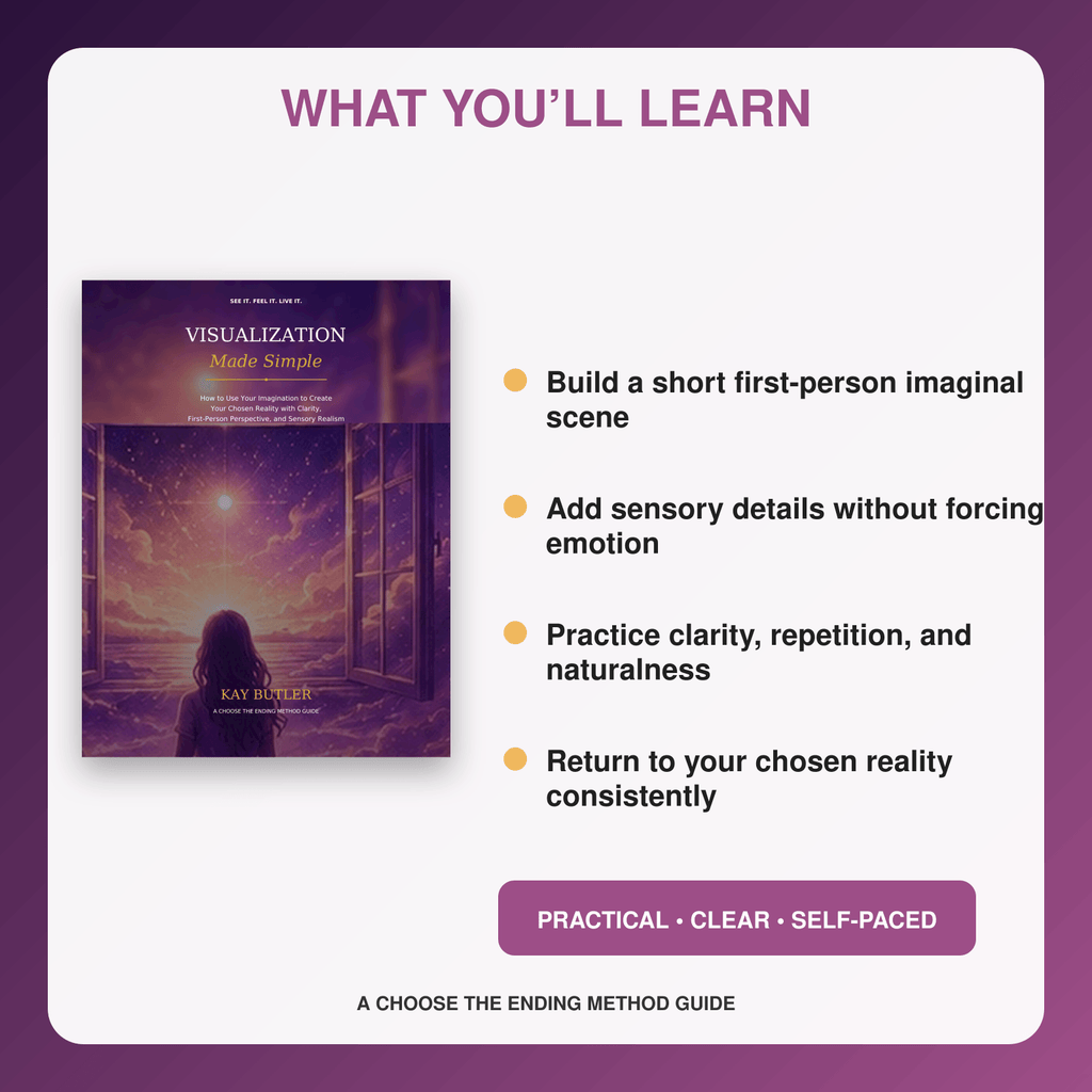 Visualization Made Simple by Kay Butler - what you will learn