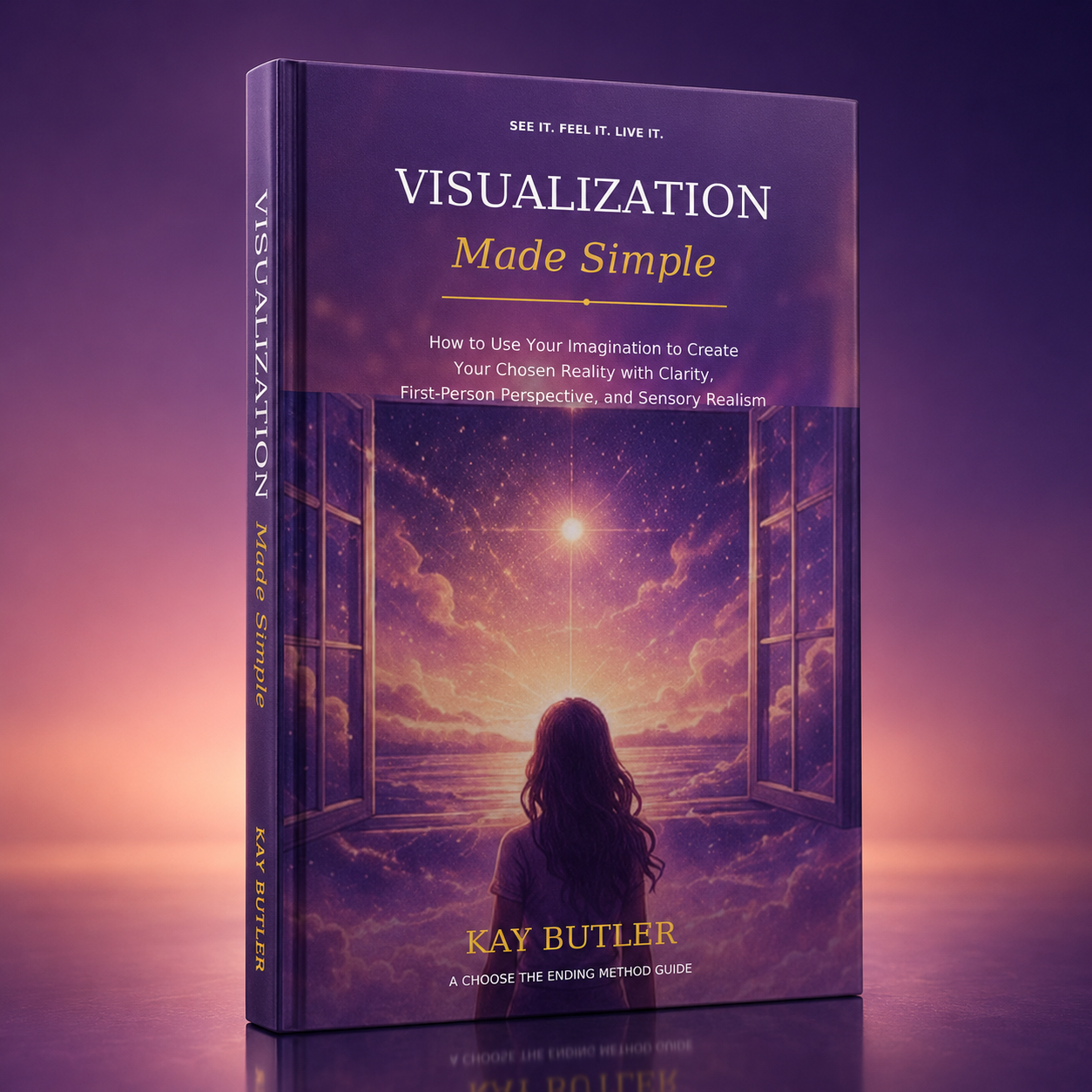 Visualization Made Simple digital guide by Kay Butler - 3D TikTok Shop book mockup